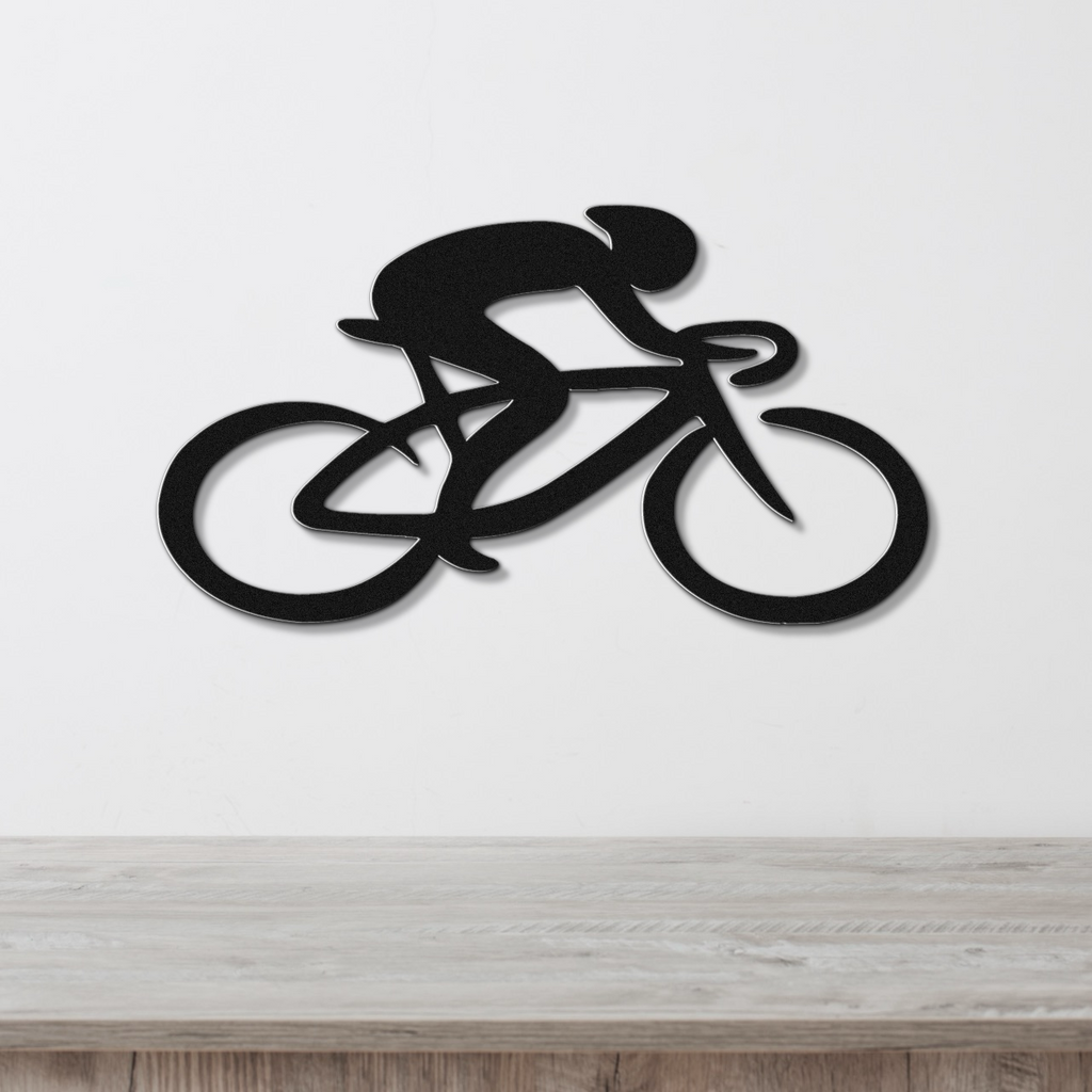 Cycling Metal Wall Art