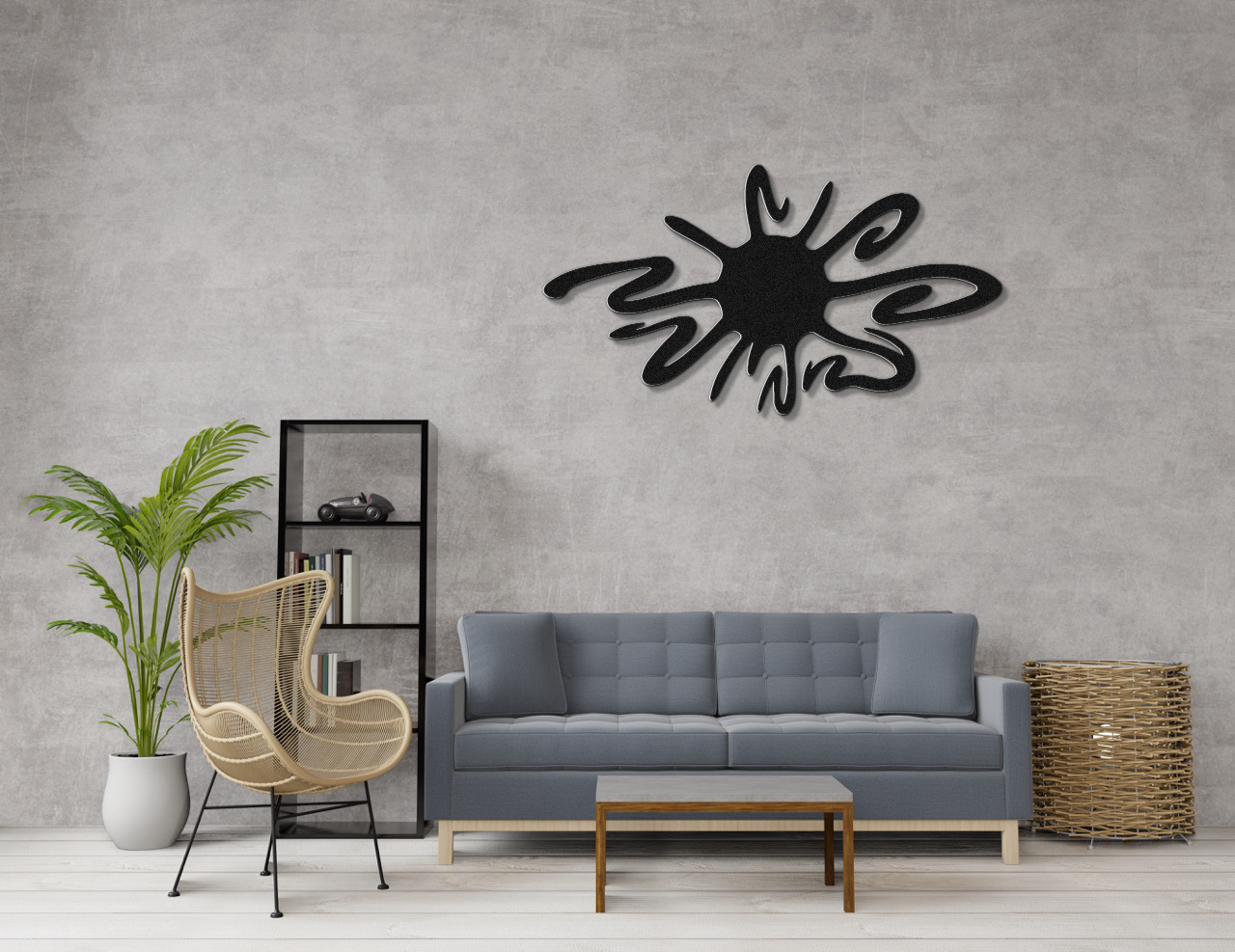Sea Urchin Metal Wall Art