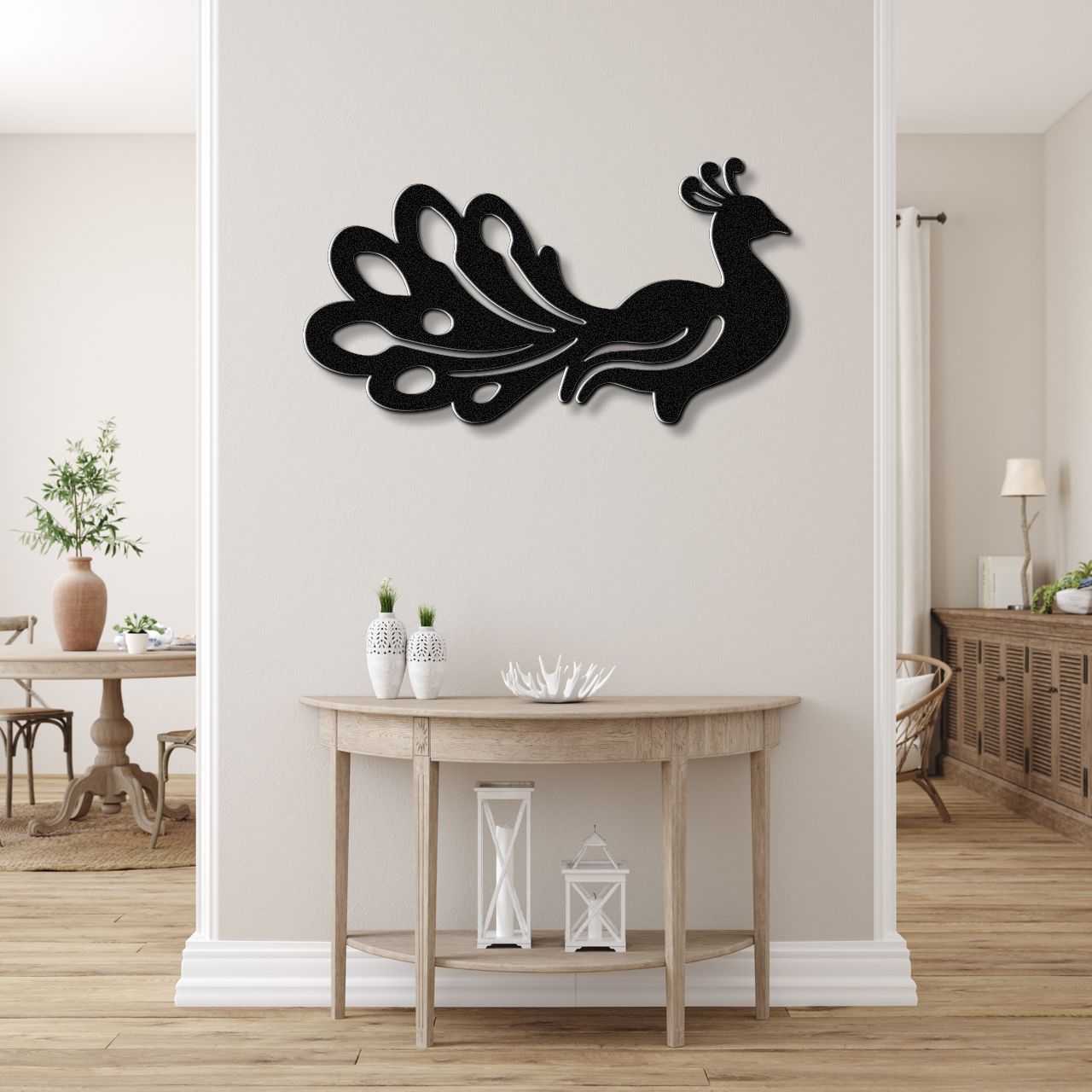 Peacock Metal Wall Art
