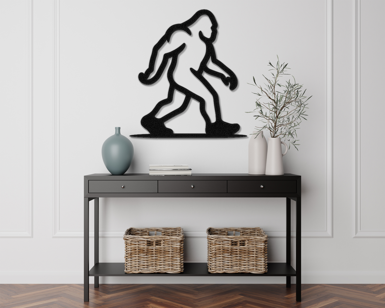 Bigfoot Metal Wall Art