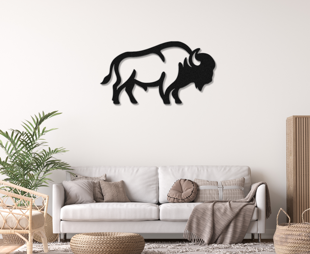 Buffalo Metal Wall Art