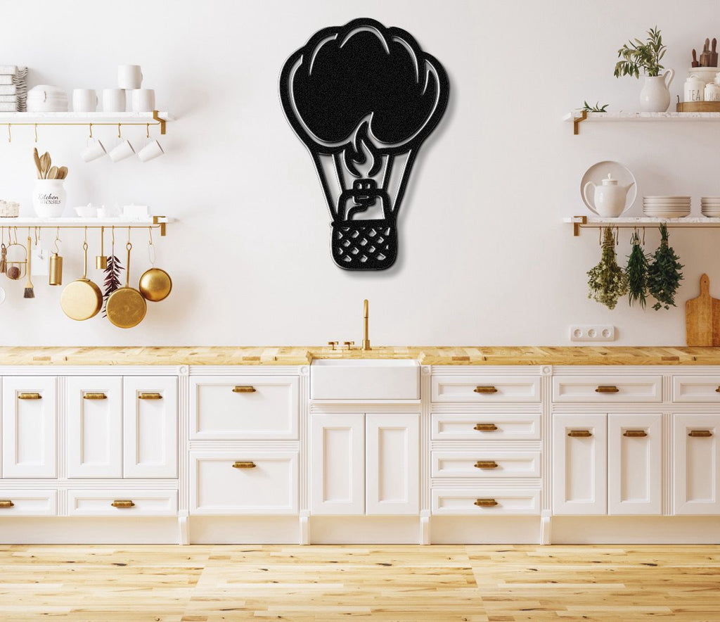 Hot Air Balloon Metal Wall Art