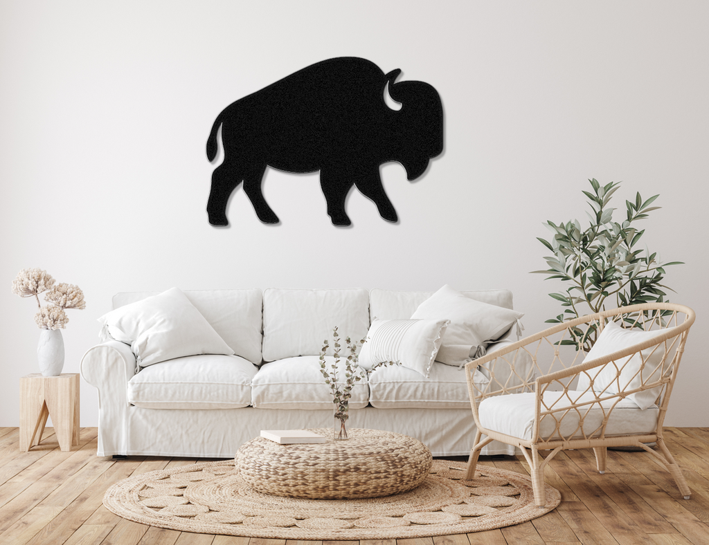 Buffalo Metal Wall Art