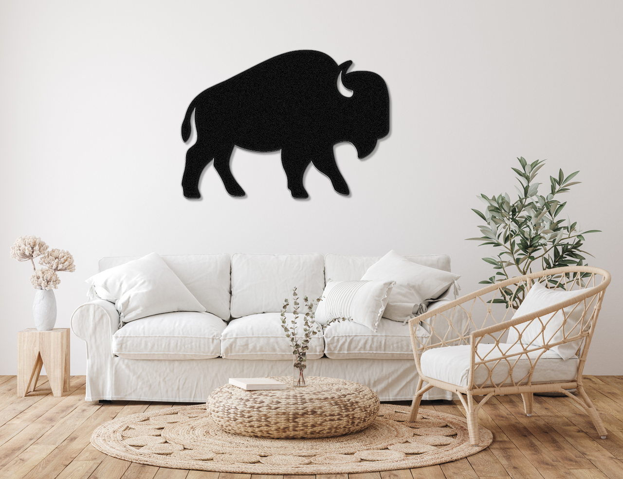 Buffalo Metal Wall Art