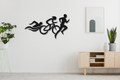 Triathlon Metal Wall Art