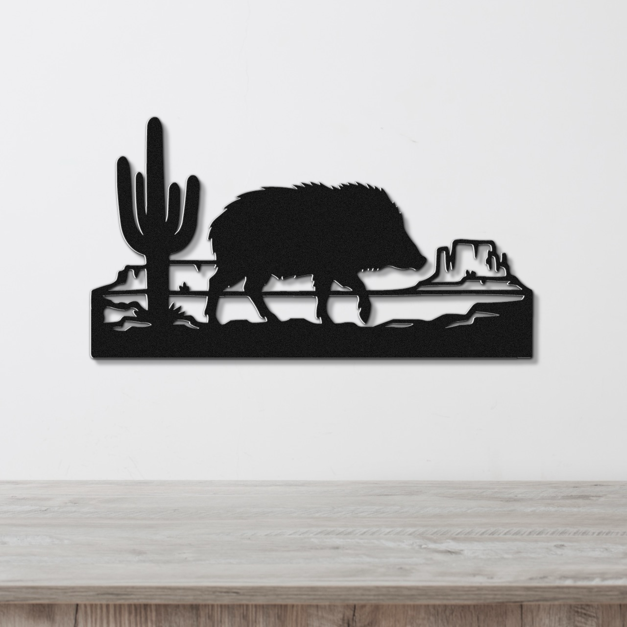 Javelina Metal Wall Art