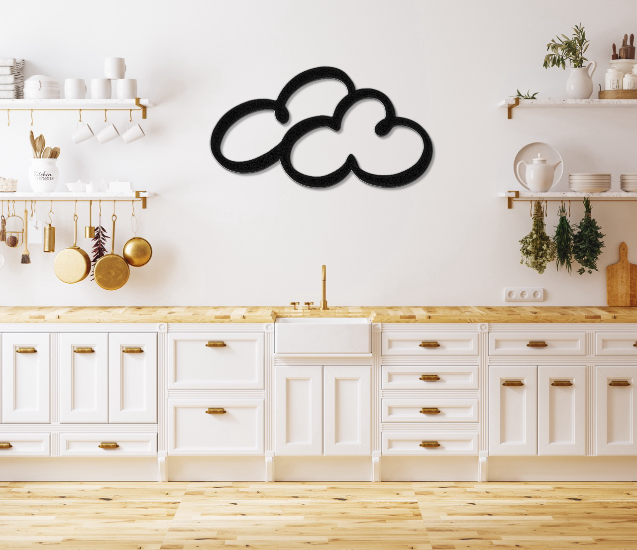 Clouds Metal Wall Art