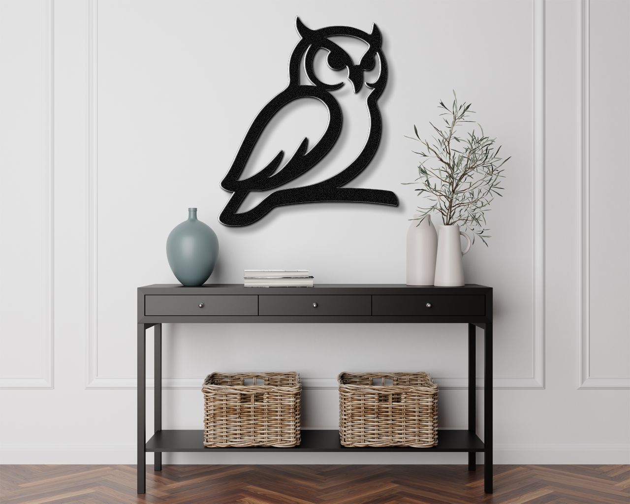 Owl Metal Wall Art