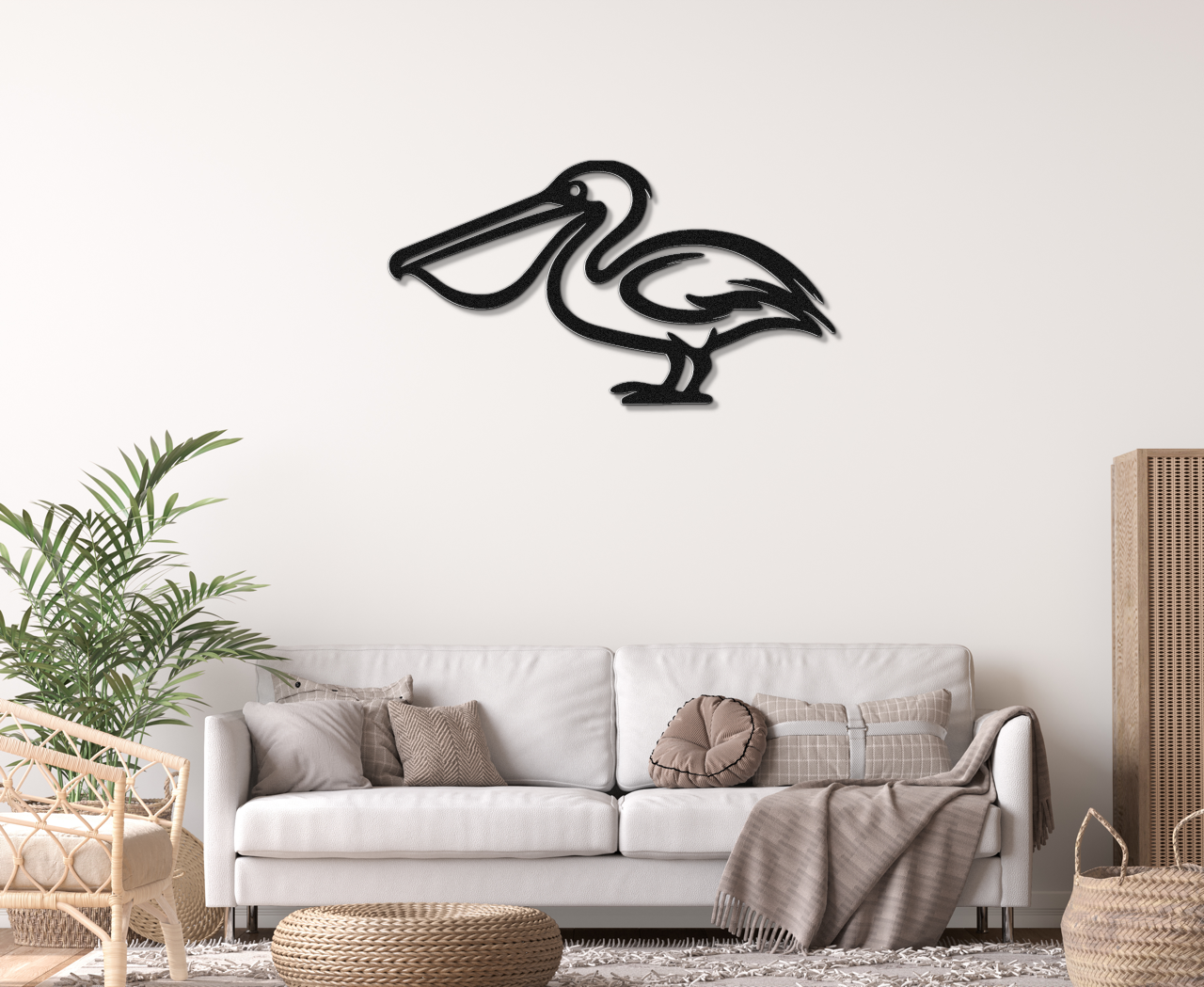 Pelican Metal Wall Art