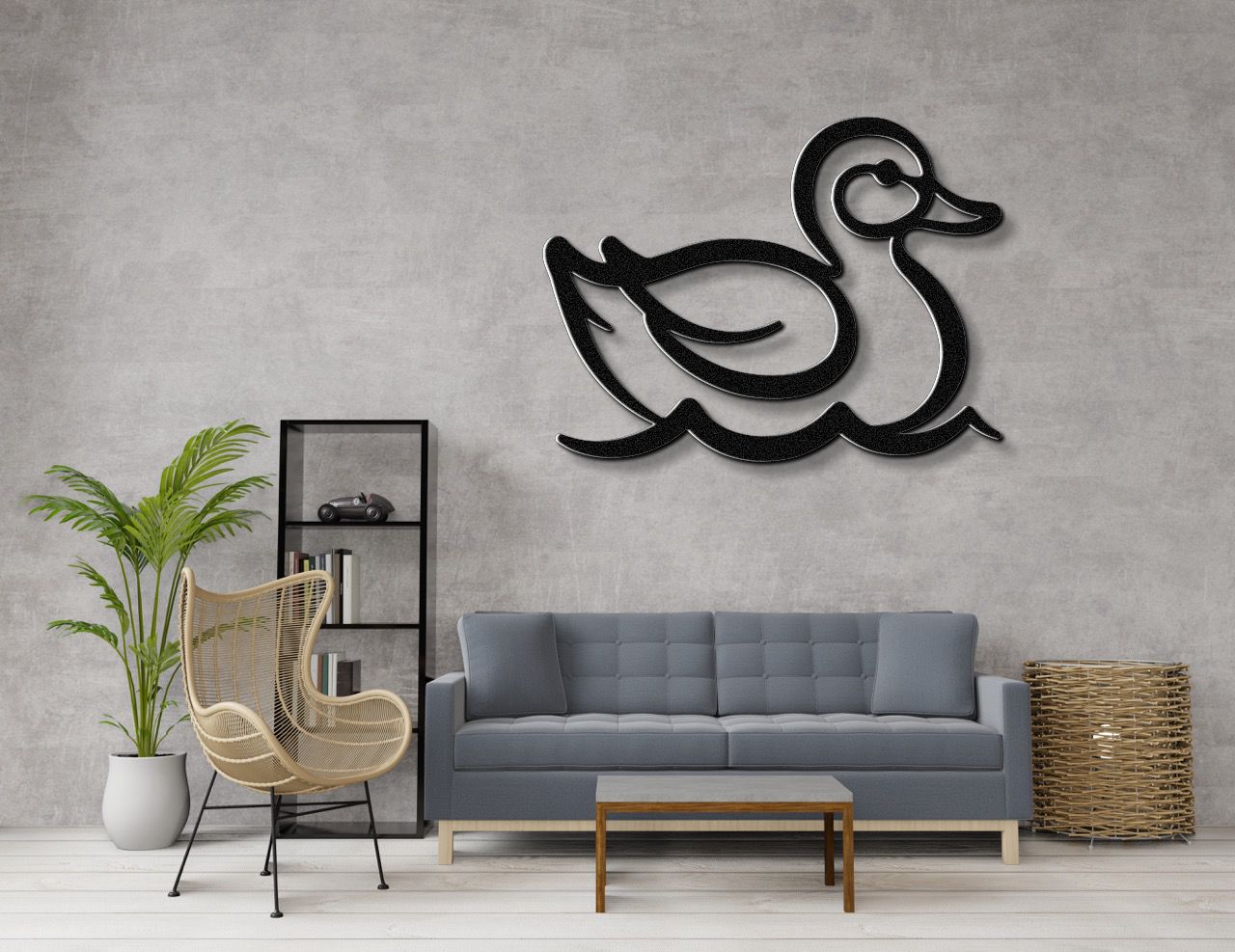Duck Metal Wall Art
