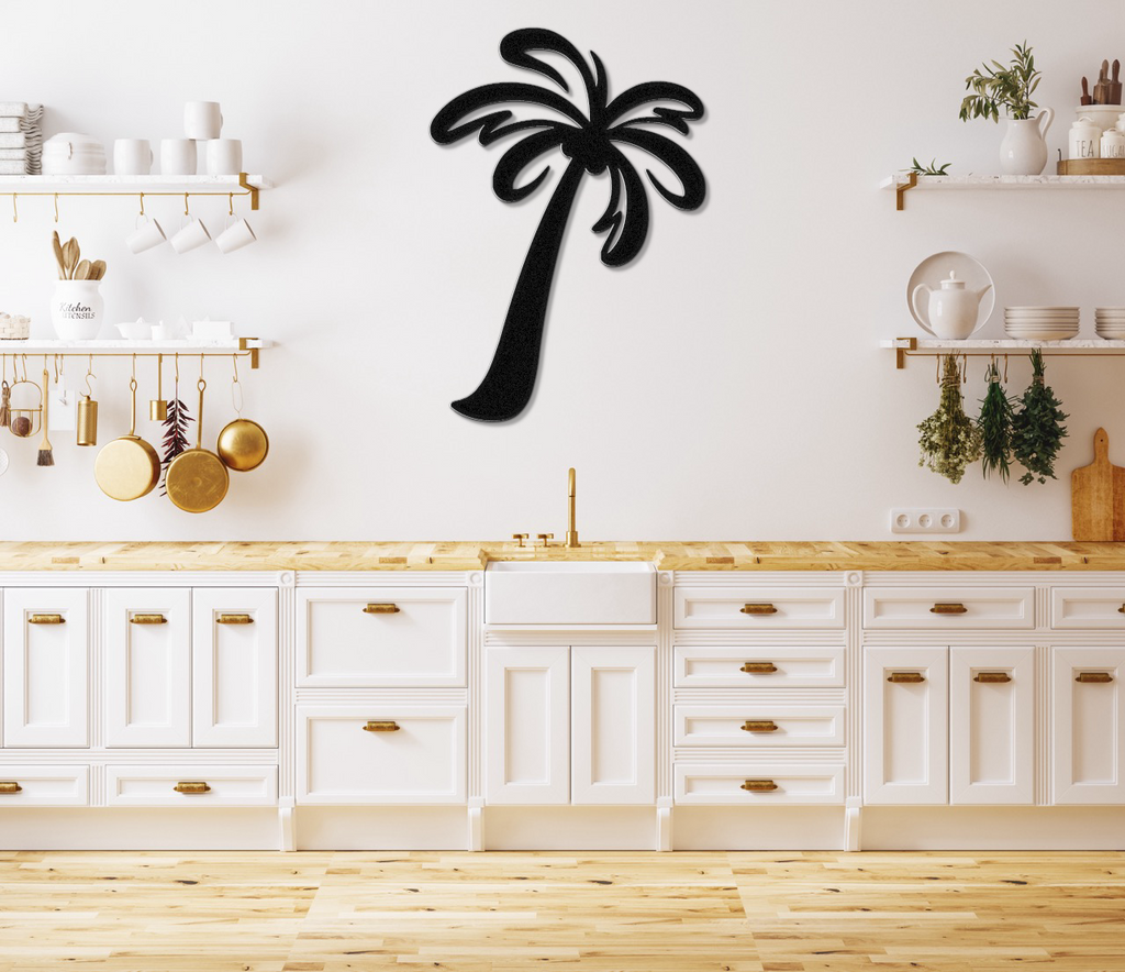 Palm Tree Metal Wall Art