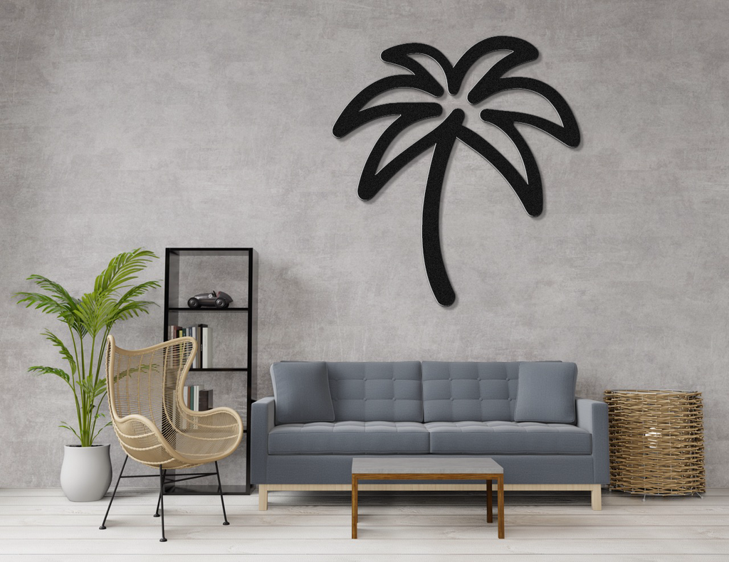 Palm Tree Metal Wall Art