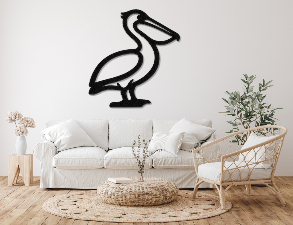 Pelican Metal Wall Art