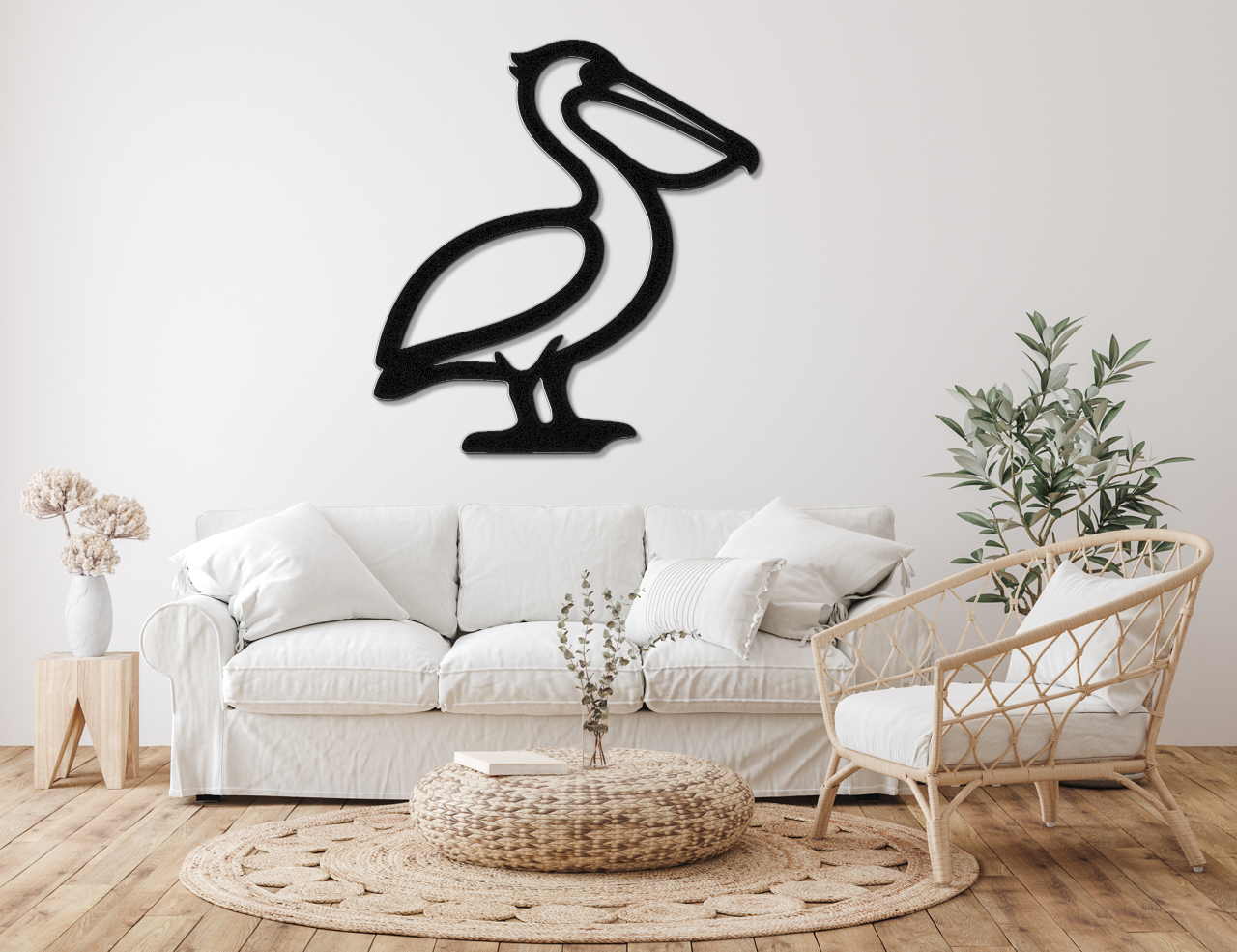 Pelican Metal Wall Art