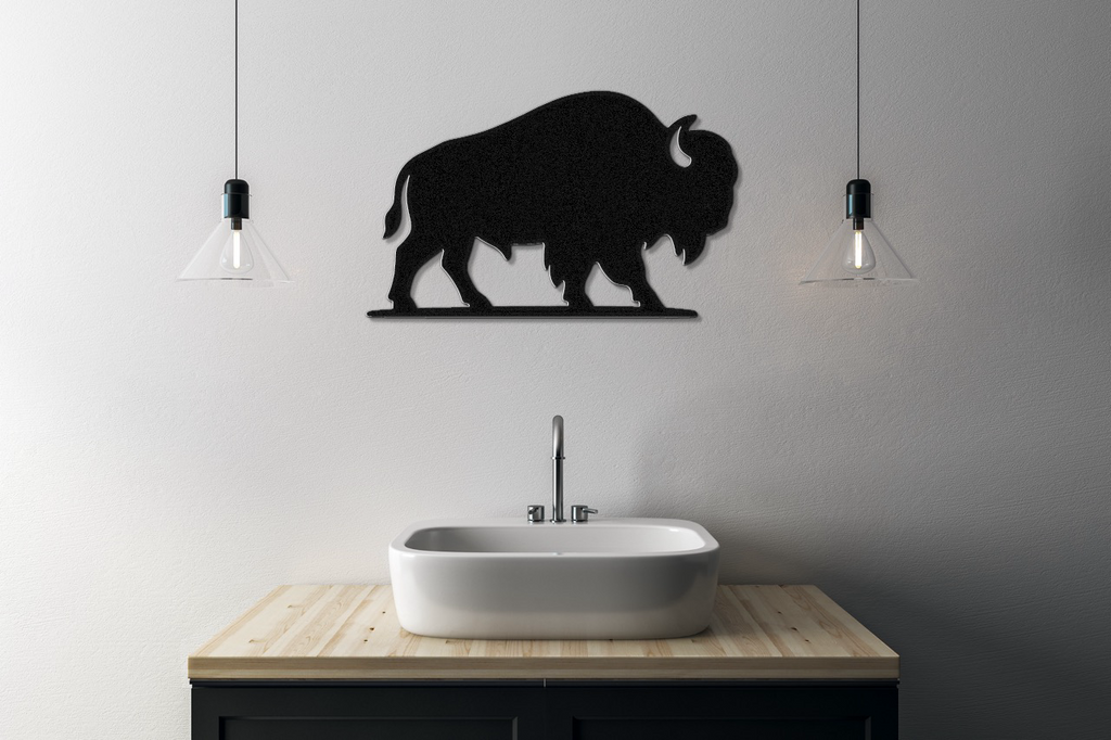 Buffalo Metal Wall Art
