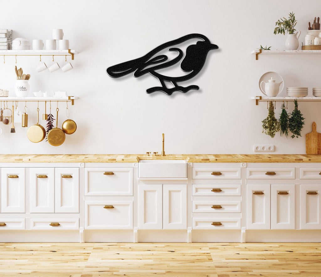 Robin Metal Wall Art