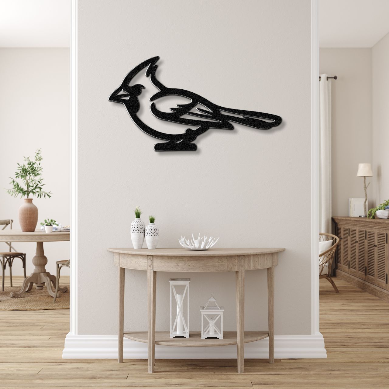 Cardinal Metal Wall Art