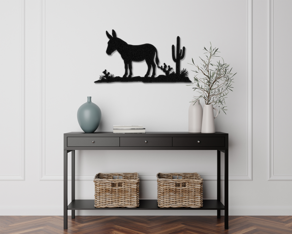 Burro Metal Wall Art