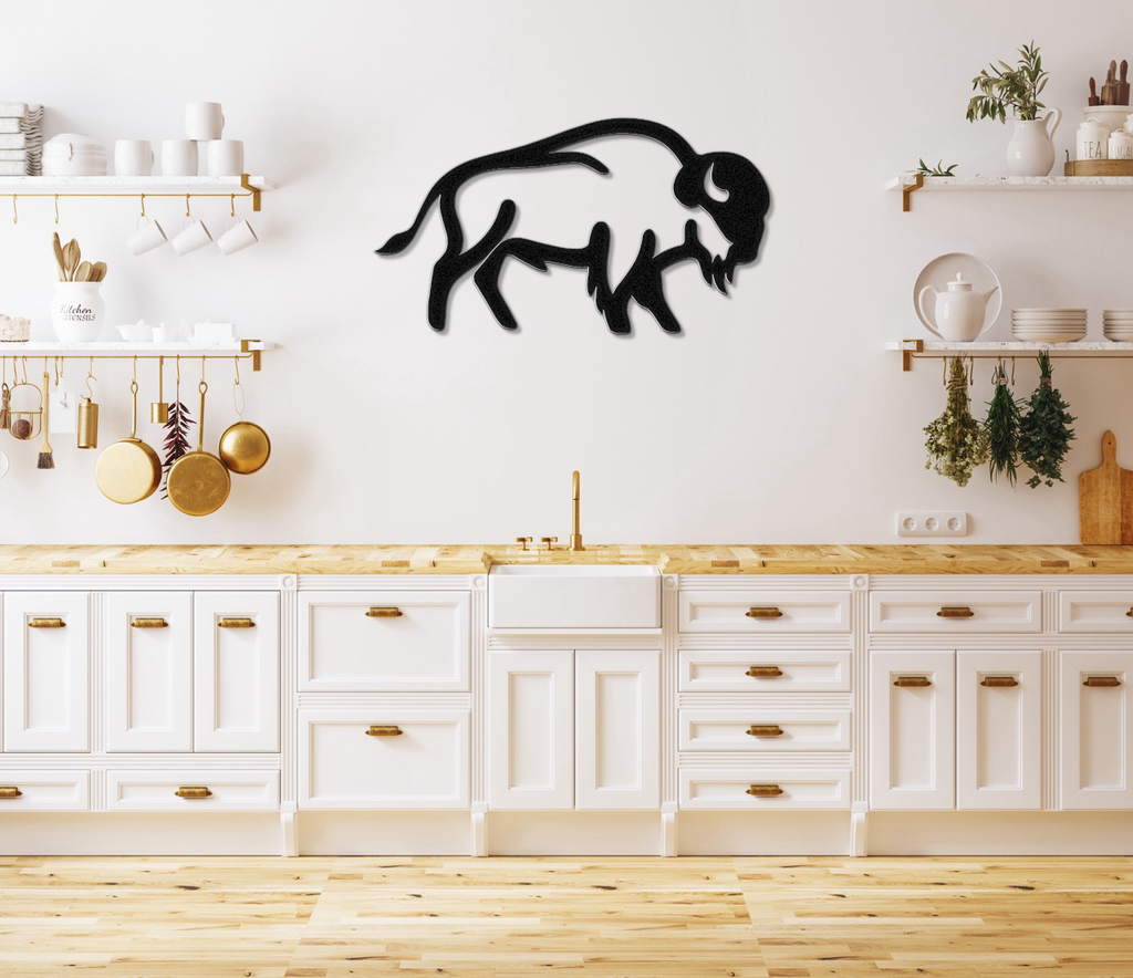 Buffalo Metal Wall Art