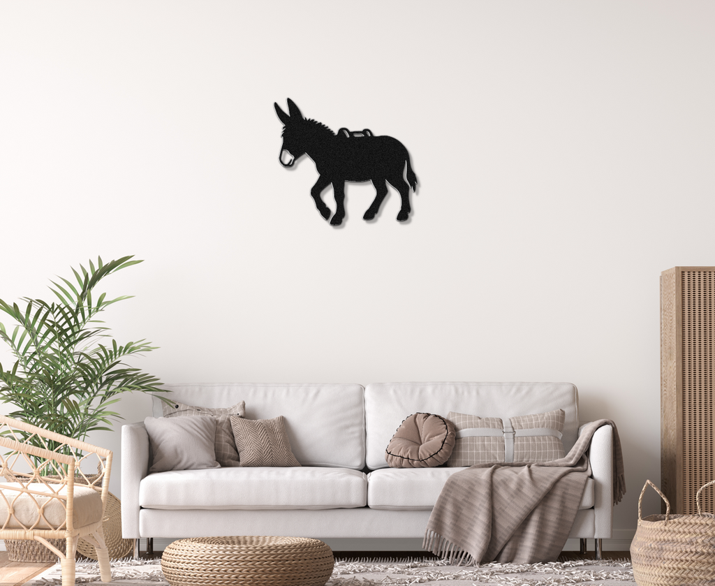 Burro Metal Wall Art