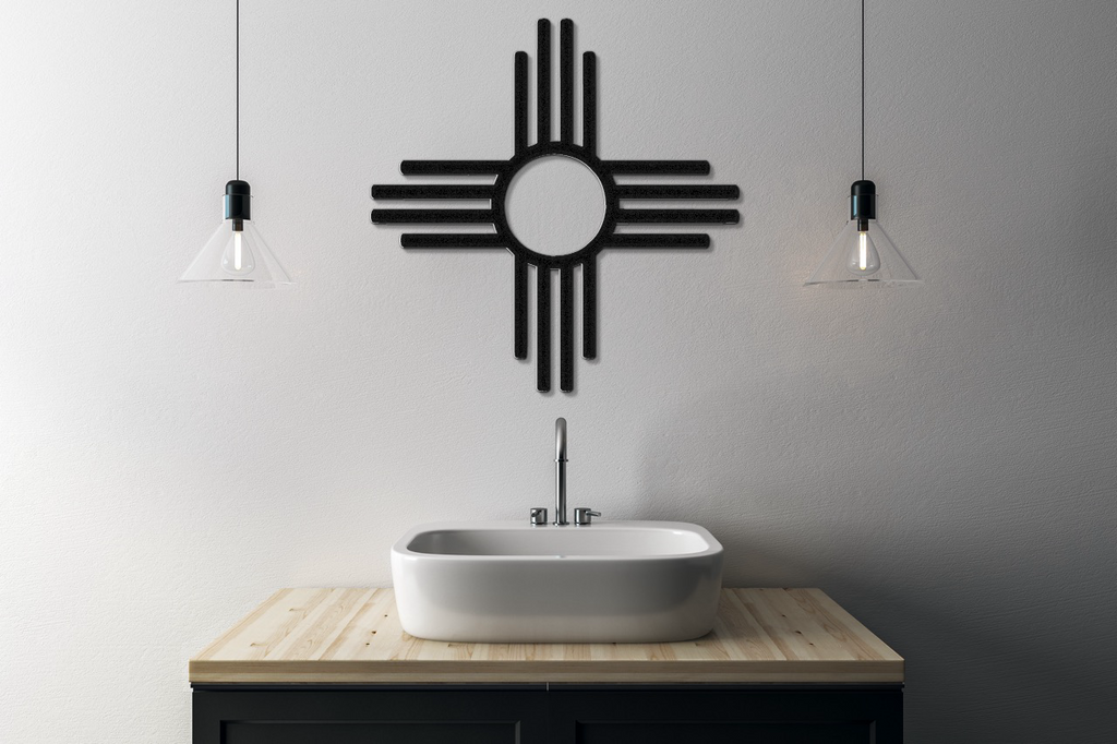 Zia Sun Symbol Metal Wall Art