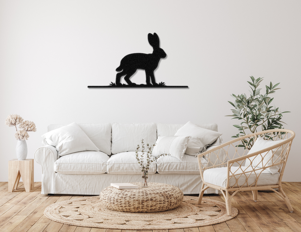Jackrabbit Metal Wall Art