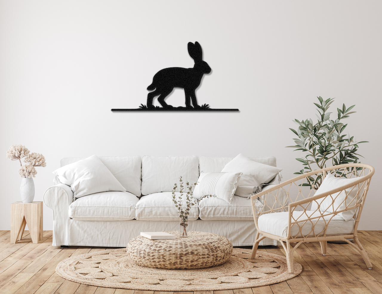 Jackrabbit Metal Wall Art