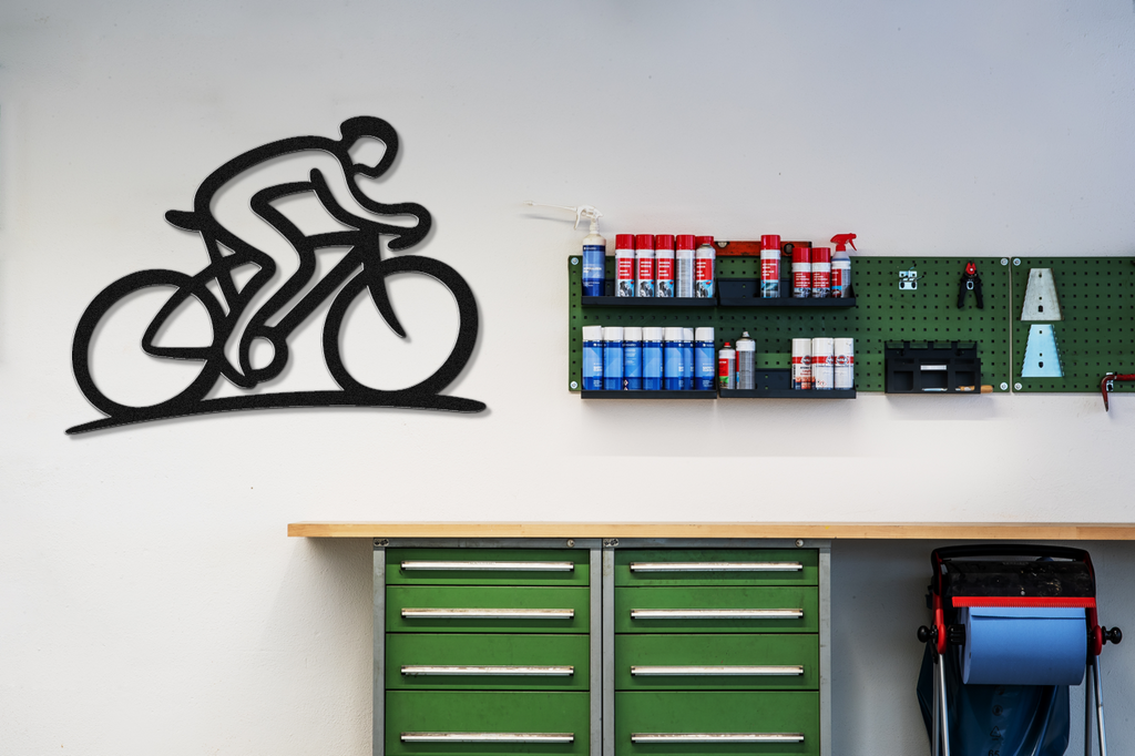 Cycling Metal Wall Art