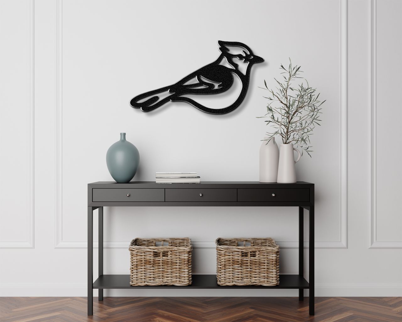 Blue Jay Metal Wall Art
