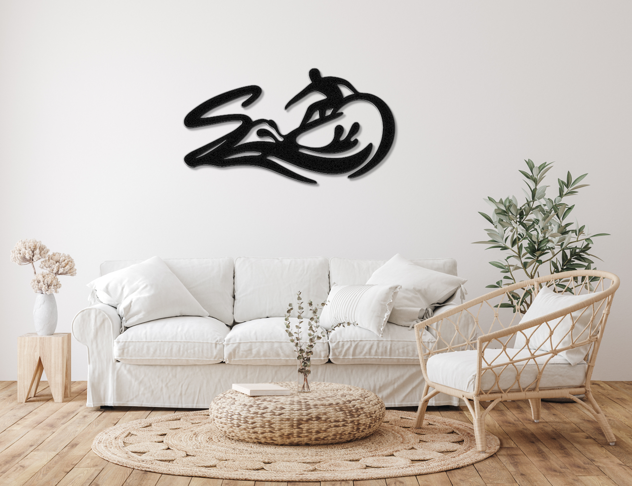 Surfer Metal Wall Art