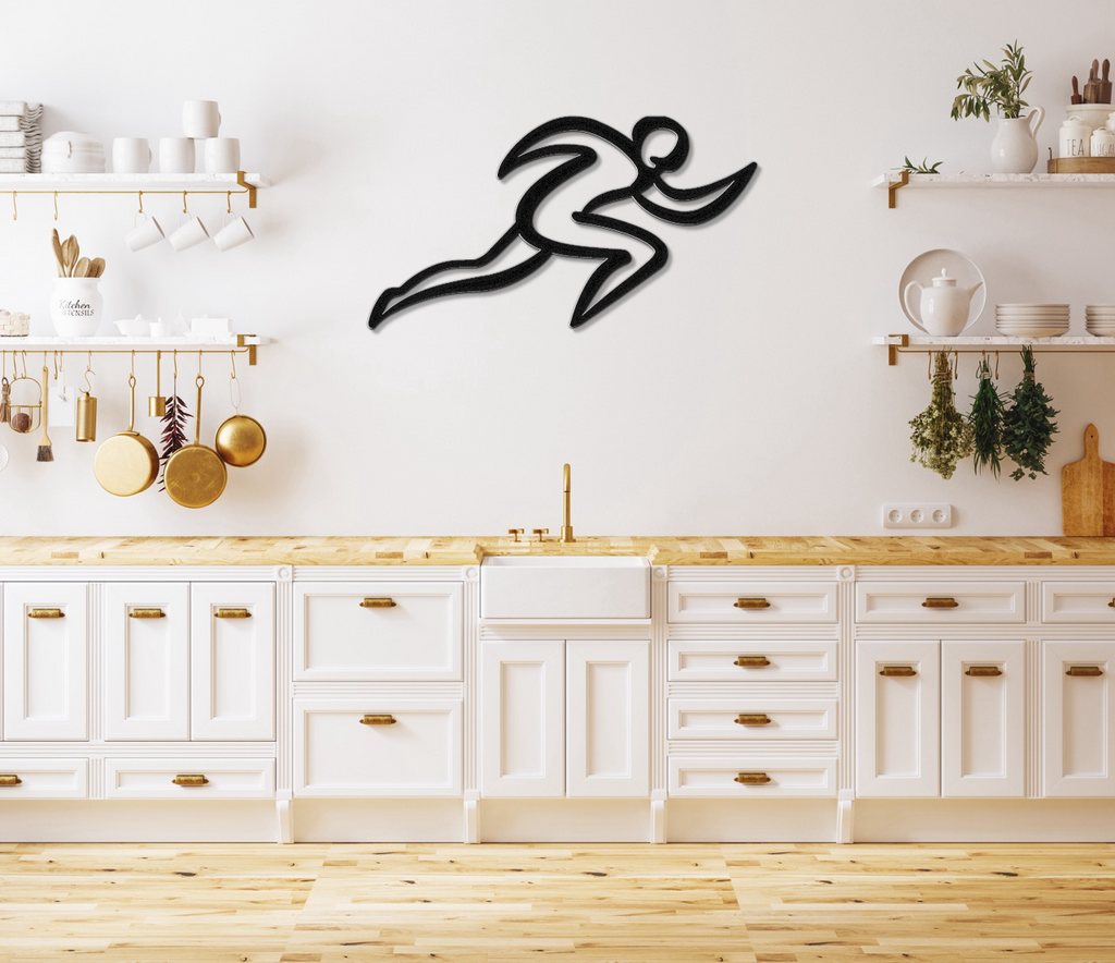 Runner Metal Wall Art