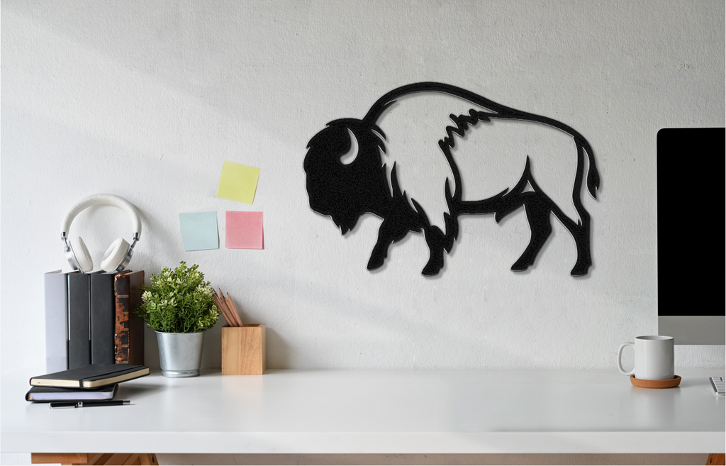 Buffalo Metal Wall Art