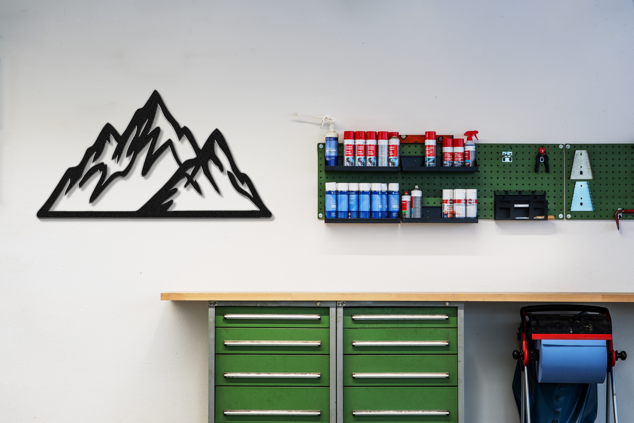 Mountains Metal Wall Art