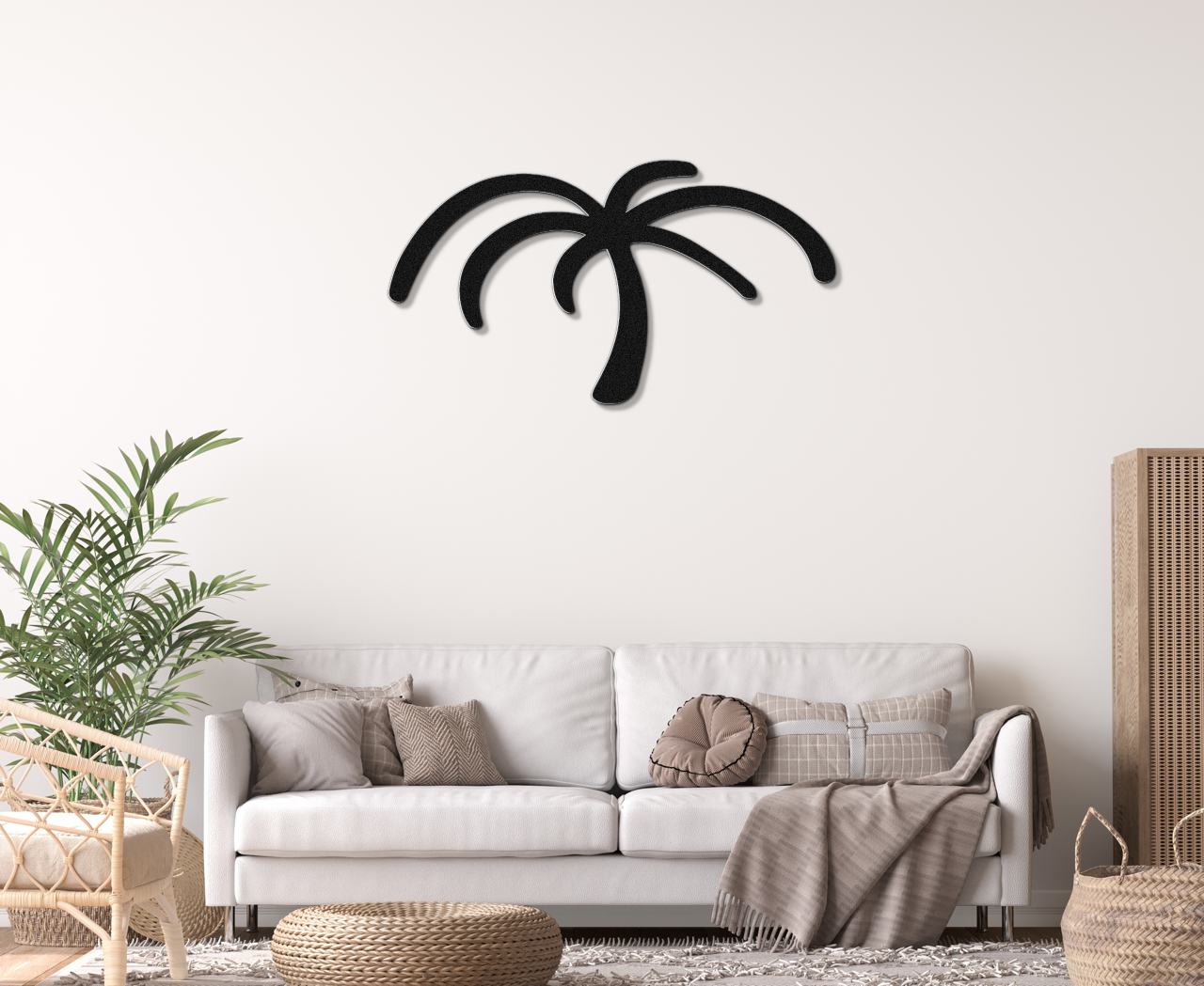 Palm Tree Metal Wall Art