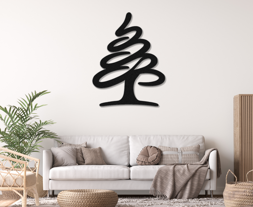 Pine Tree Metal Wall Art