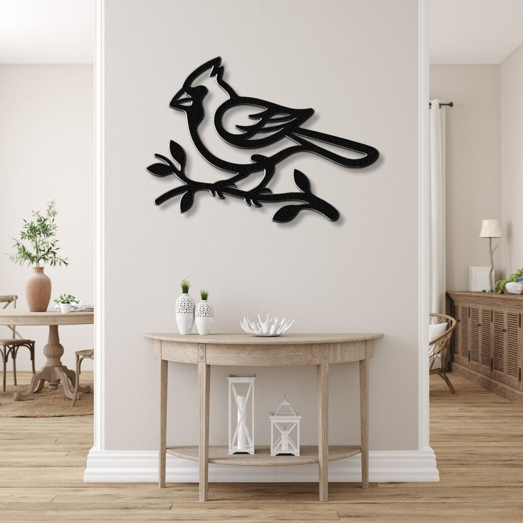 Cardinal Metal Wall Art