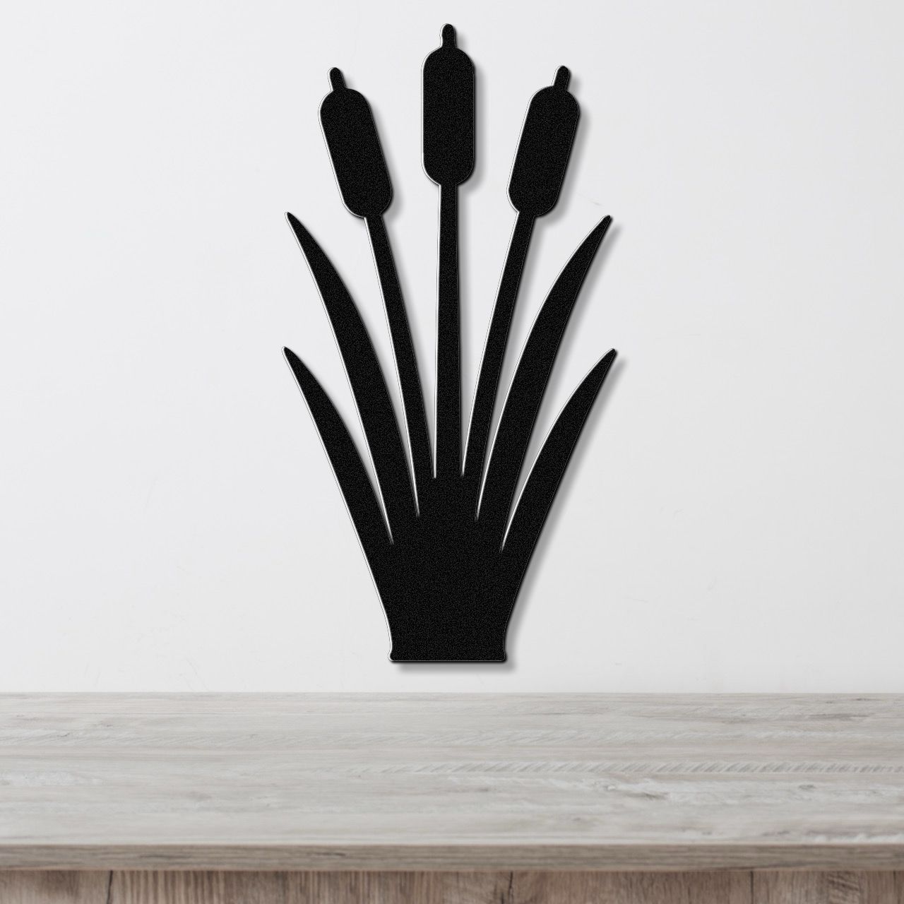 Cattail Metal Wall Art