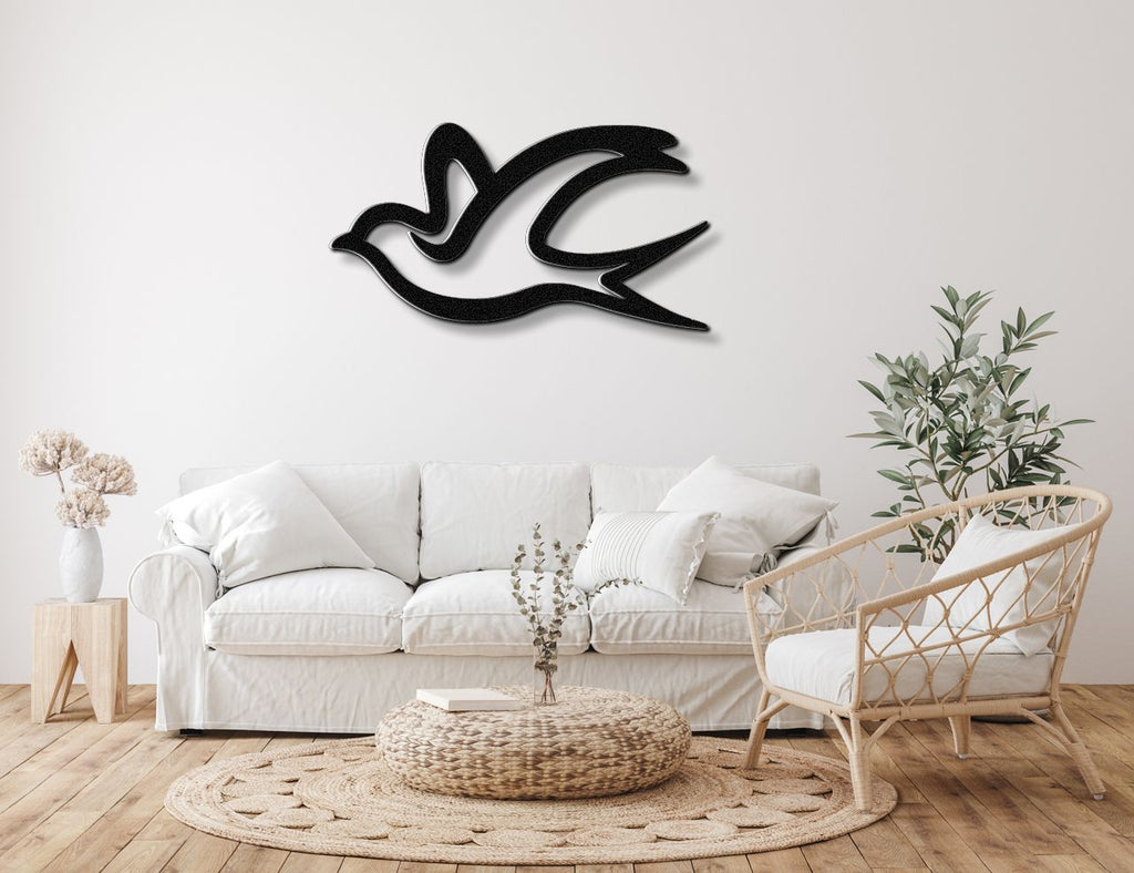 Swallow Bird Metal Wall Art