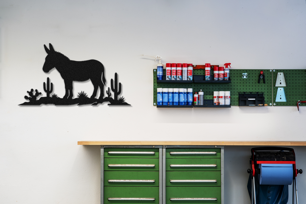 Burro Metal Wall Art