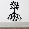Rooted Blossom Tree Metal Wall Art