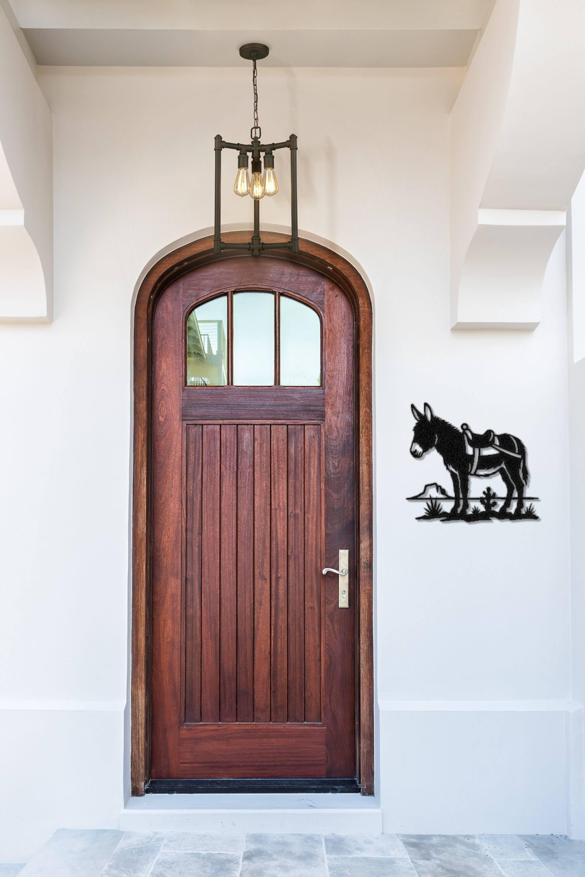 Burro Metal Wall Art