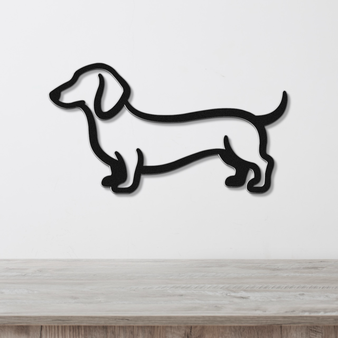 Dachshund Metal Wall Art