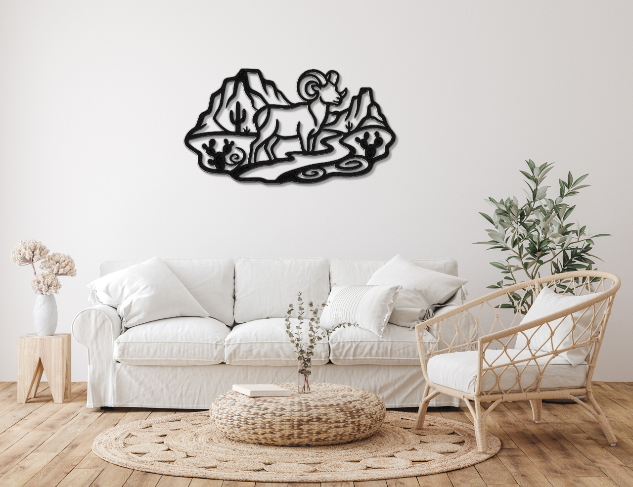 Arizona Bighorn Sheep Metal Wall Art