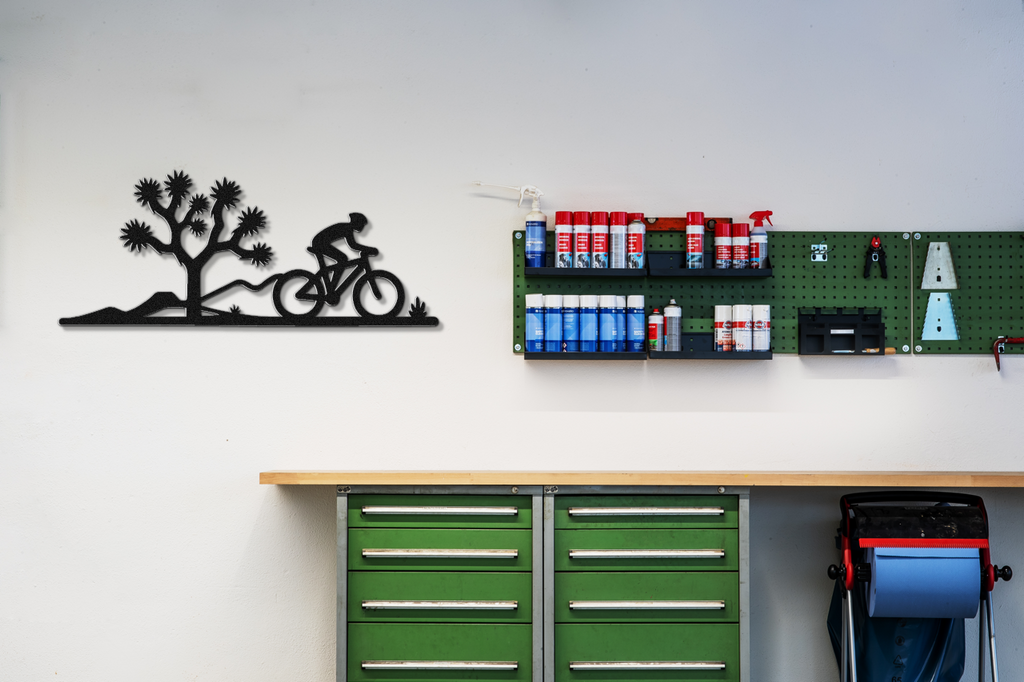 Joshua Tree Cycling Metal Wall Art