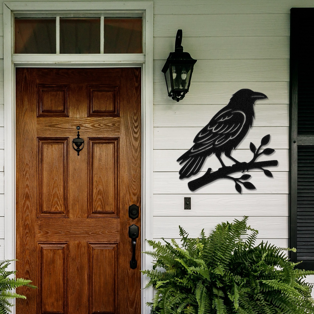 Raven Metal Wall Art