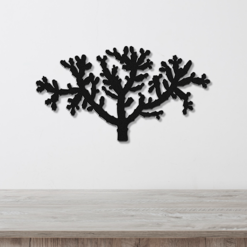 Cholla Cactus Metal Wall Art