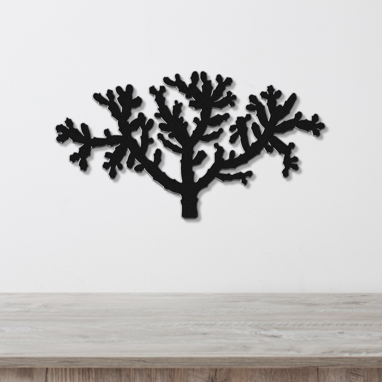 Cholla Cactus Metal Wall Art