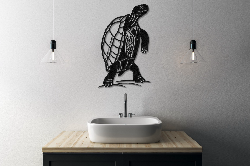 Tortoise Metal Wall Art
