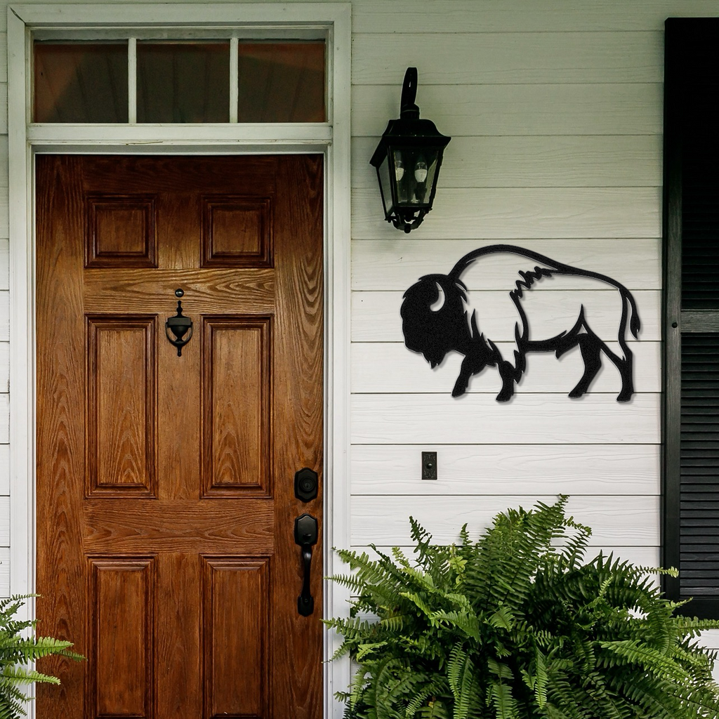 Buffalo Metal Wall Art