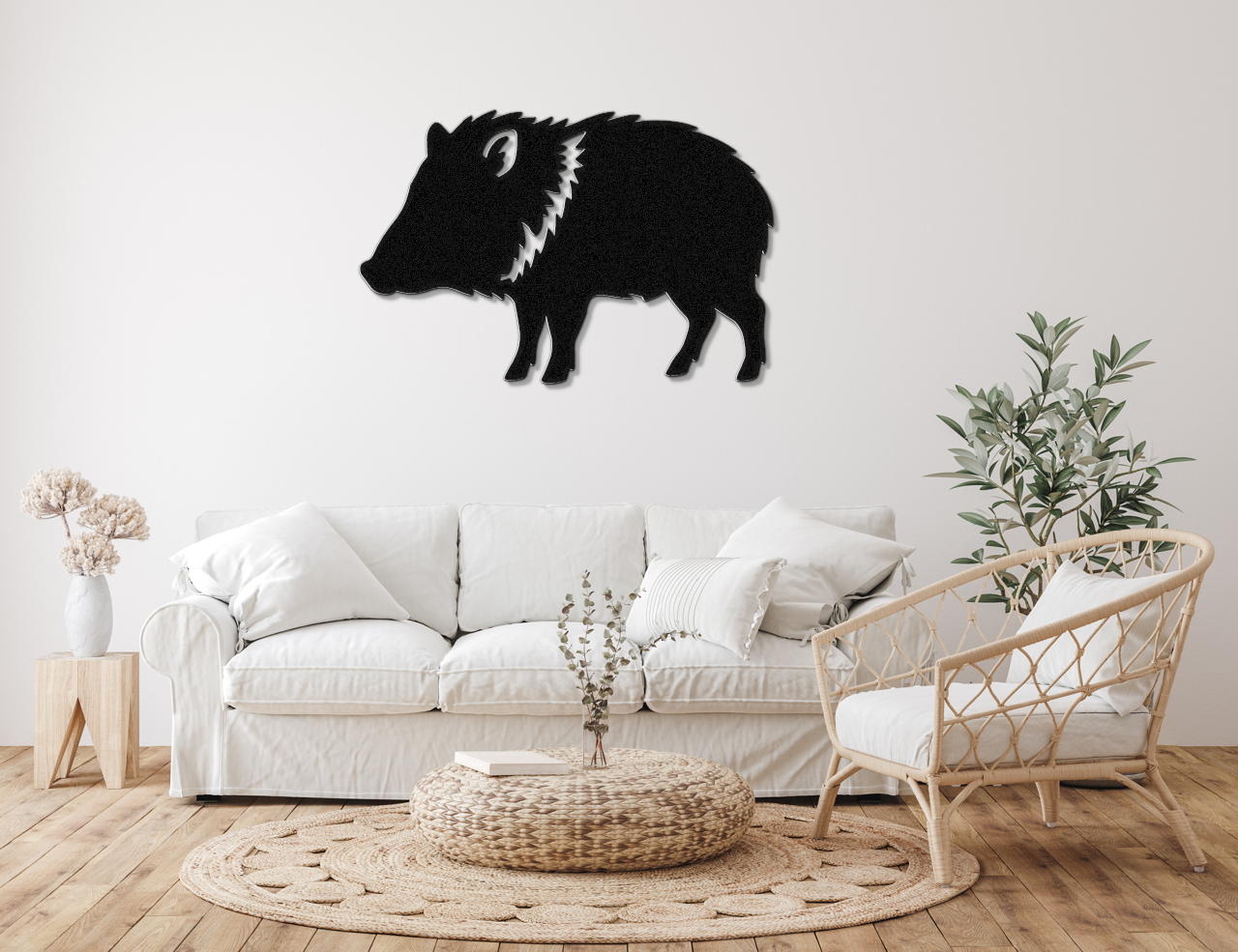Javelina Metal Wall Art